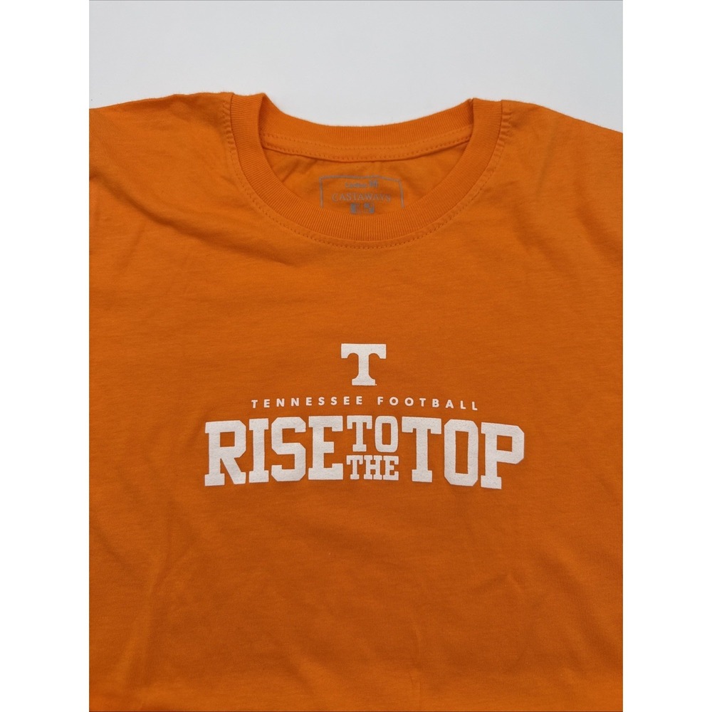 Castaways Ladies T Shirt Tennessee Football Orange M Short Sleeve Crew Neck